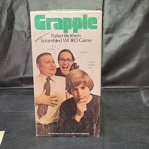 Vintage 1973 Parker Brothers GRAPPLE Word Game, complete in original box